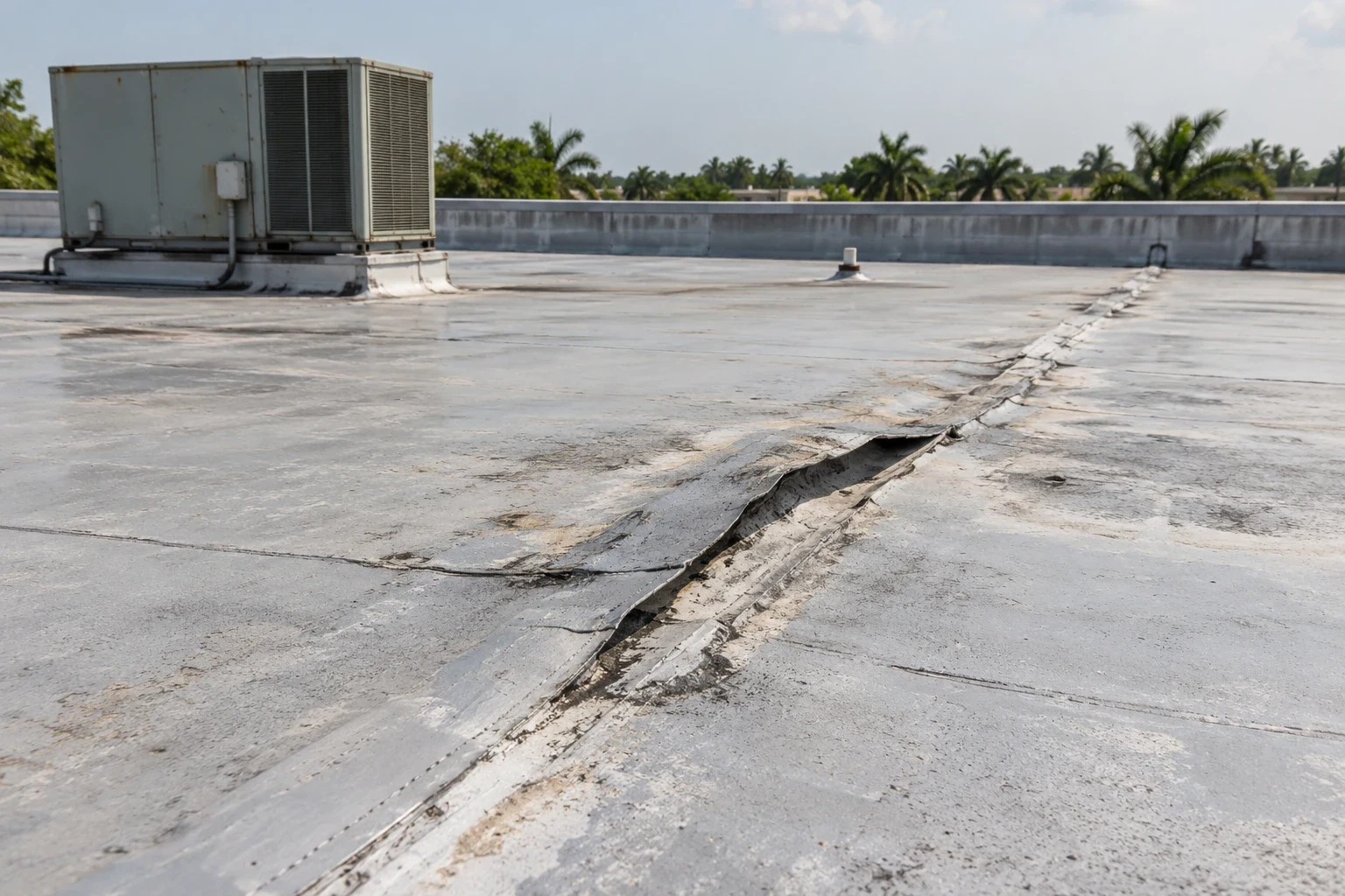 Commercial Roof Seam Repair Commercial Roof Seam Repair